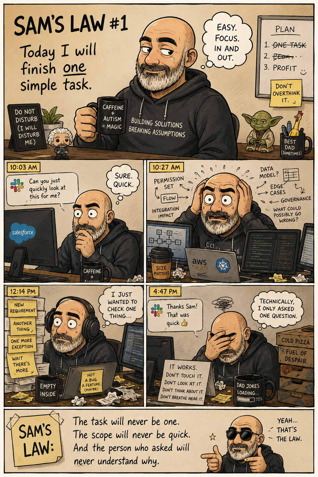 Sam's Law #001: One Simple Task