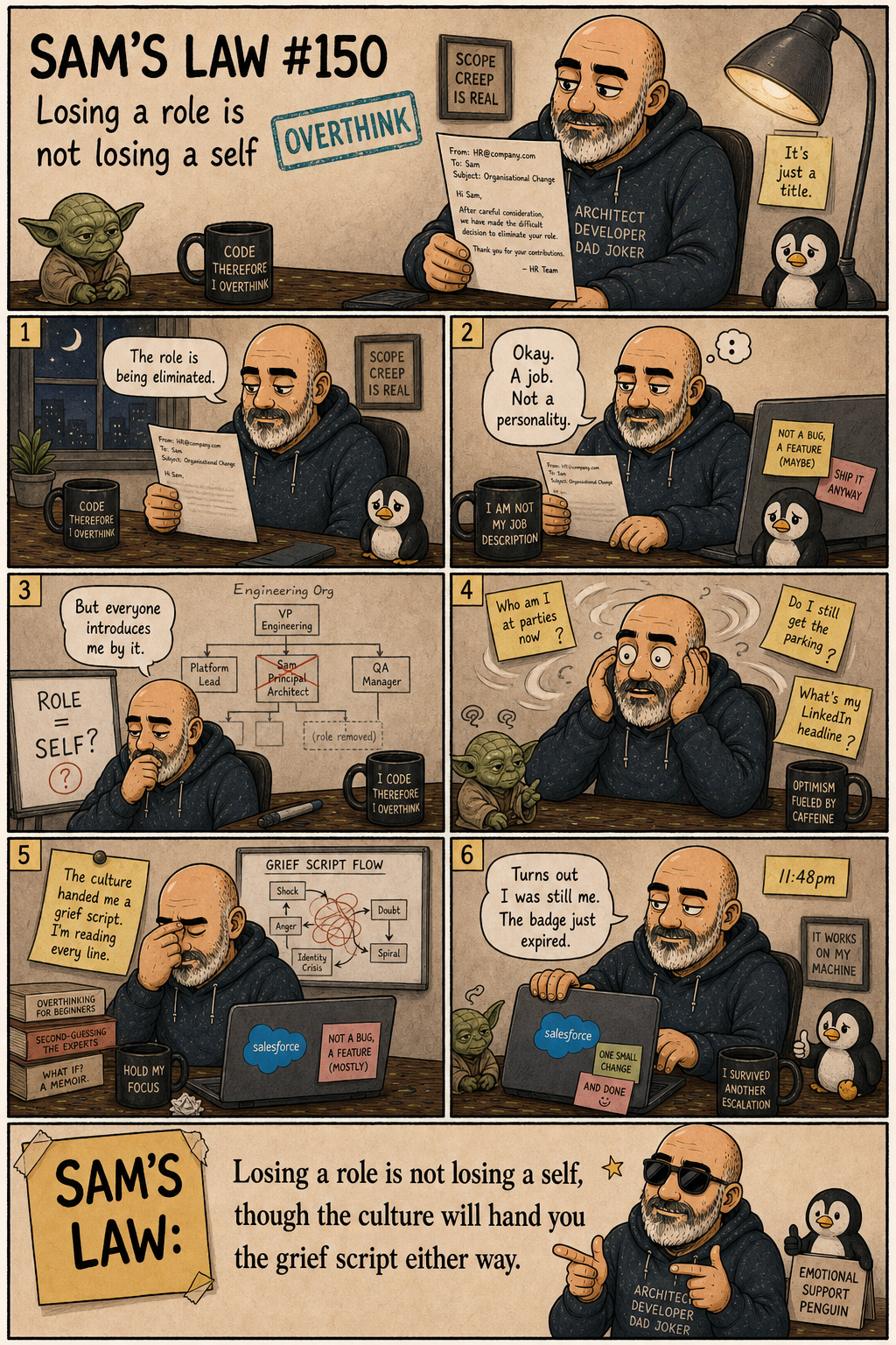 Sam's Law #150: Losing a role is not losing a self