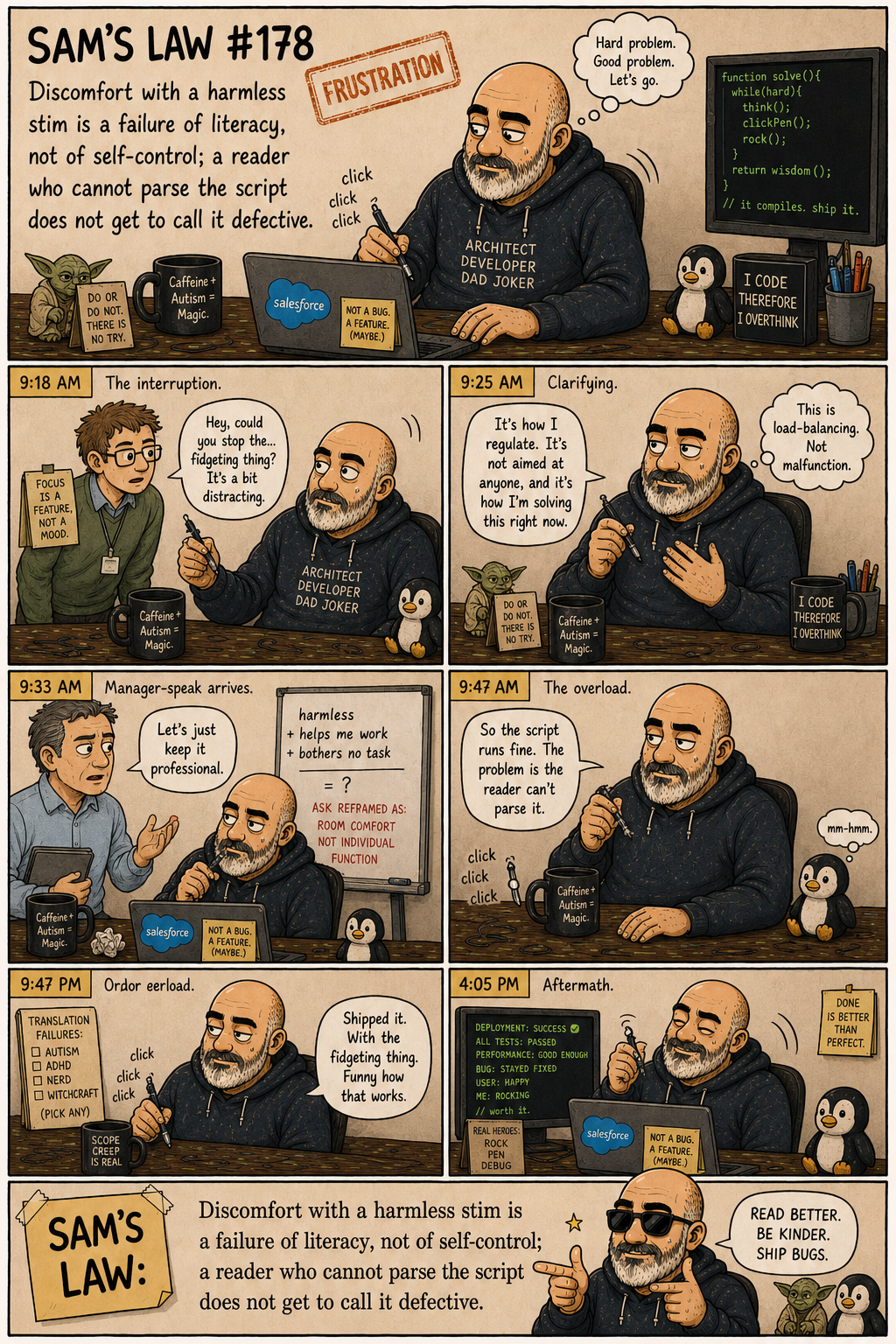 Sam's Law #178: A literacy gap, not a control problem