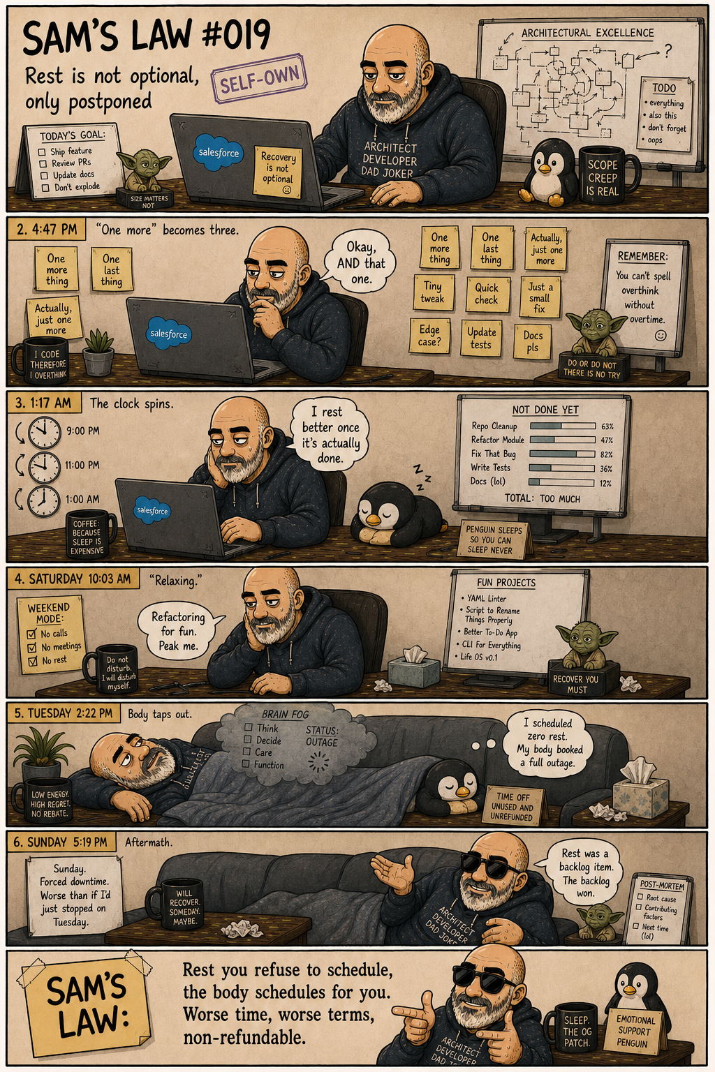 Sam's Law #019: I'll Rest After This