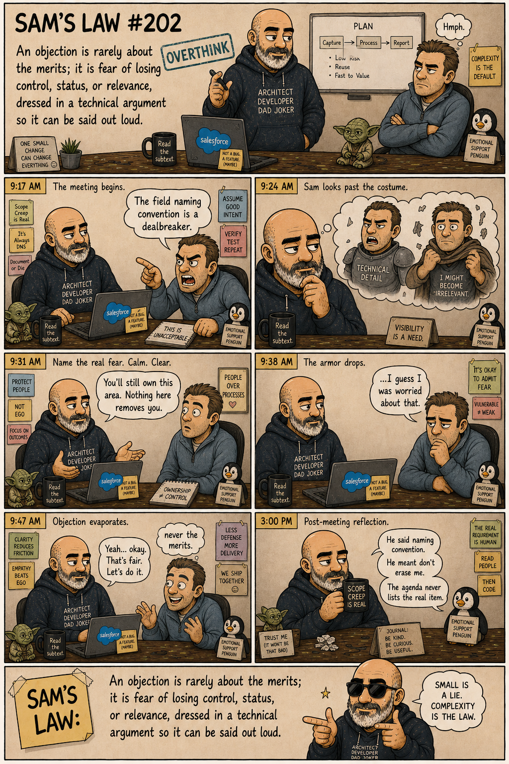 Sam's Law #202: Resistance is fear in costume