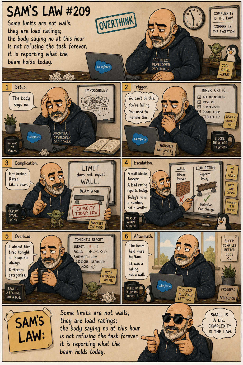 Sam's Law #209: Load ratings, not walls