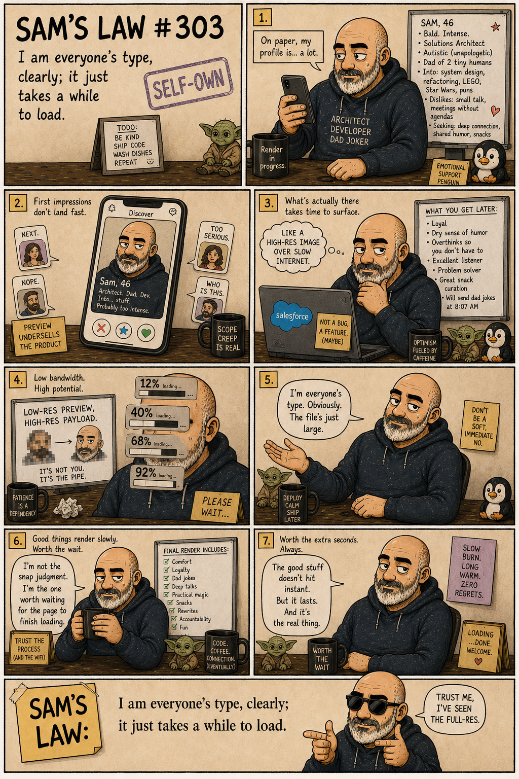 Sam's Law #303: Takes a while to load