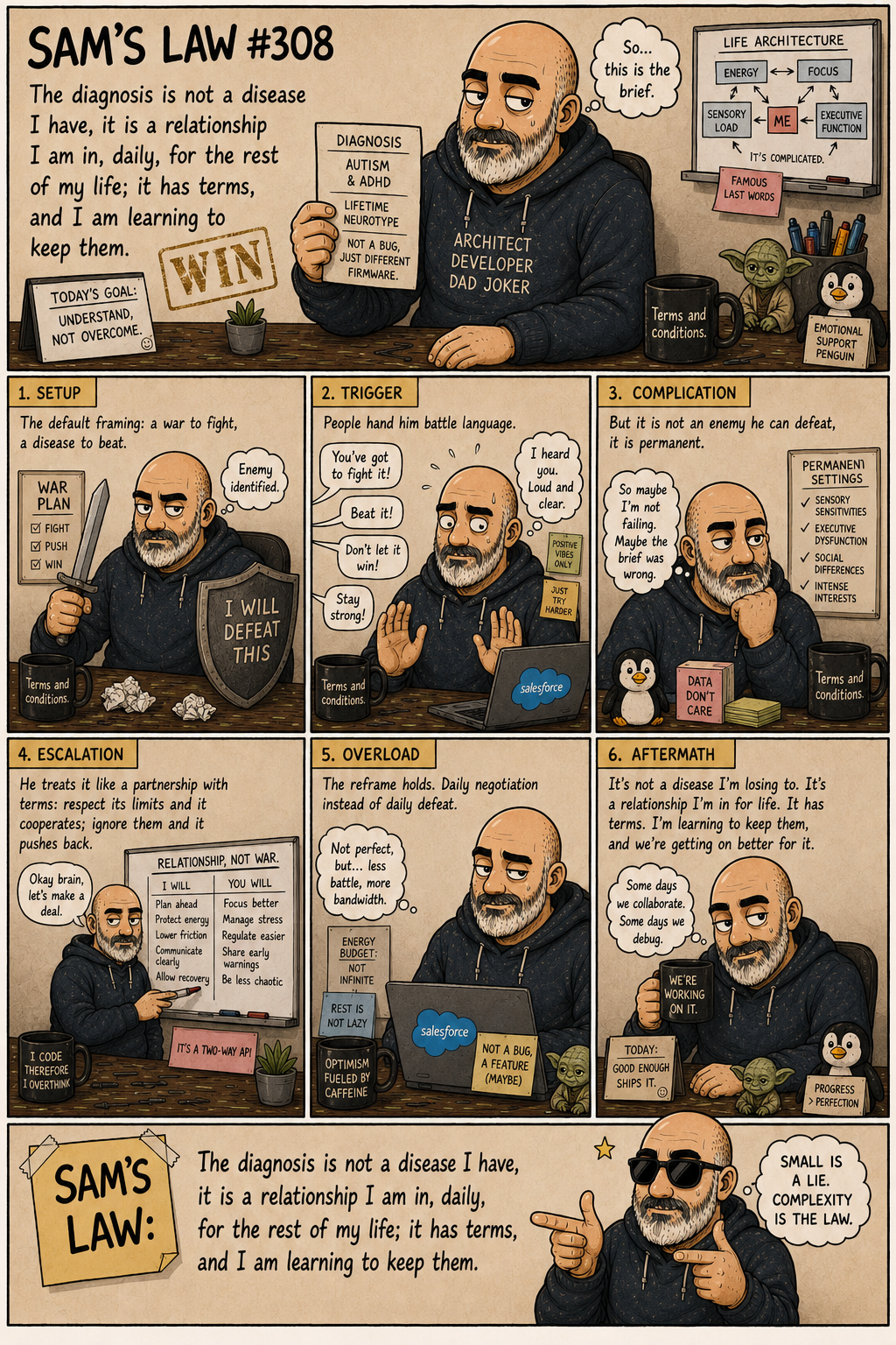 Sam's Law #308: A relationship, not a disease