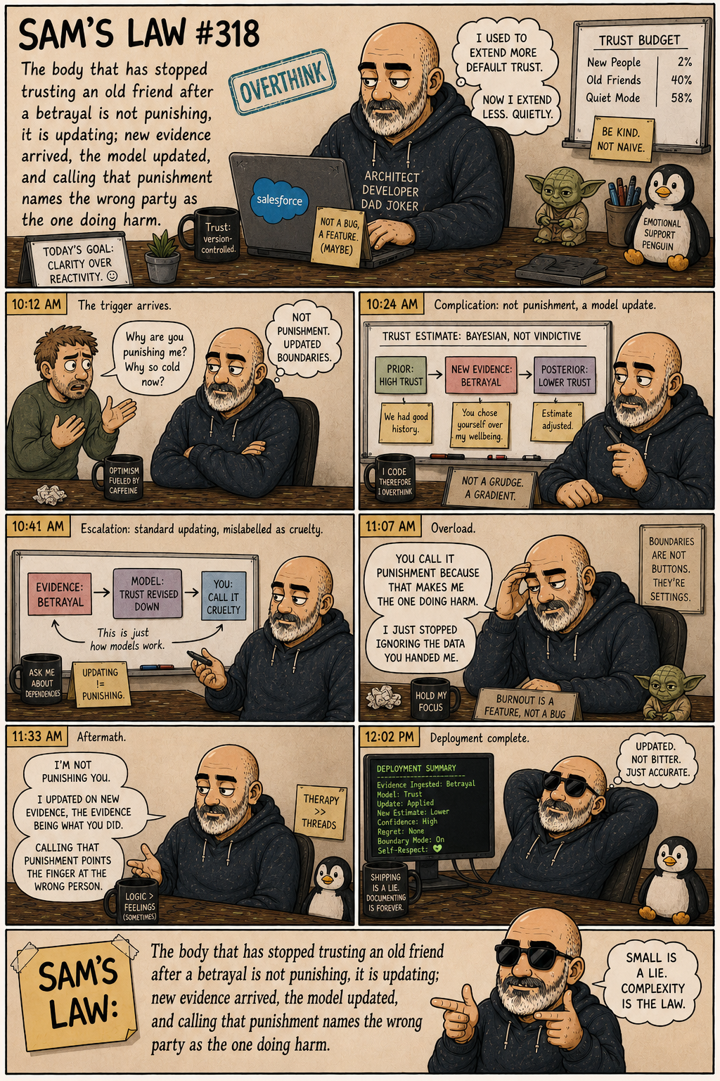 Sam's Law #318: Not punishing, updating