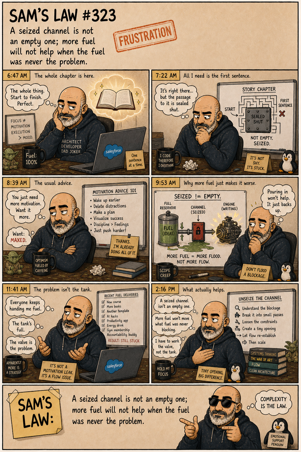 Sam's Law #323: The Channel Is Seized, Not Empty