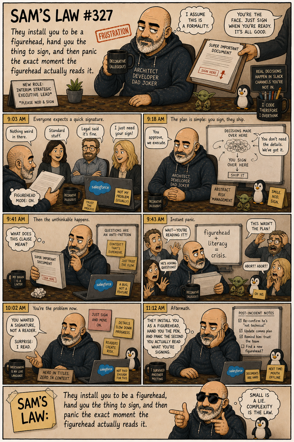 Sam's Law #327: The figurehead read the docs