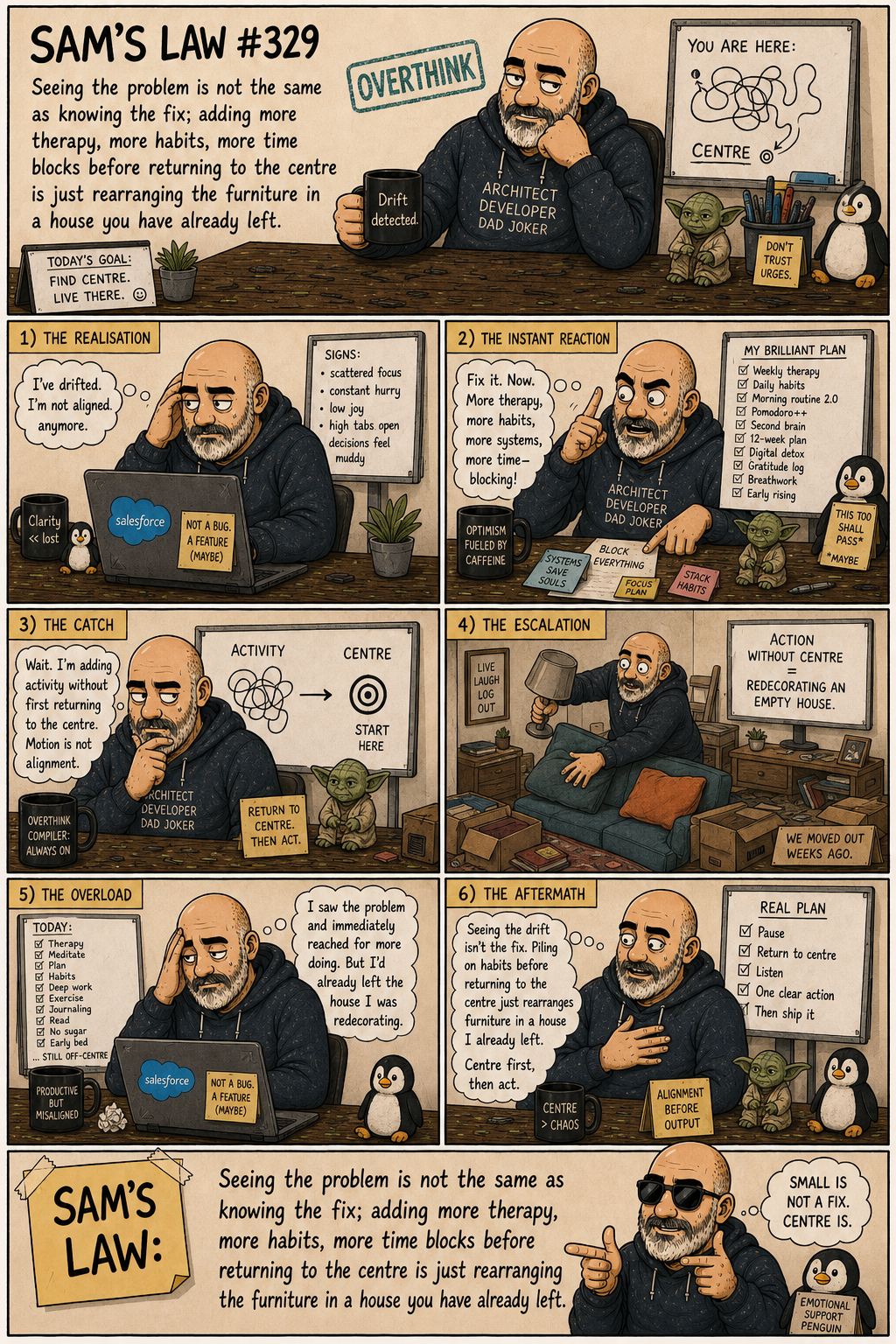 Sam's Law #329: Redecorating, not returning