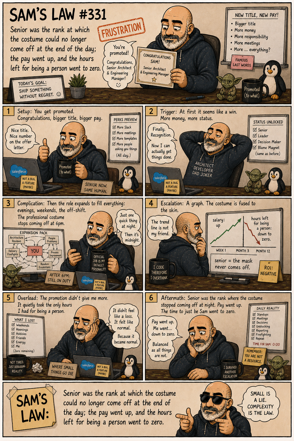 Sam's Law #331: Senior was where the costume stuck