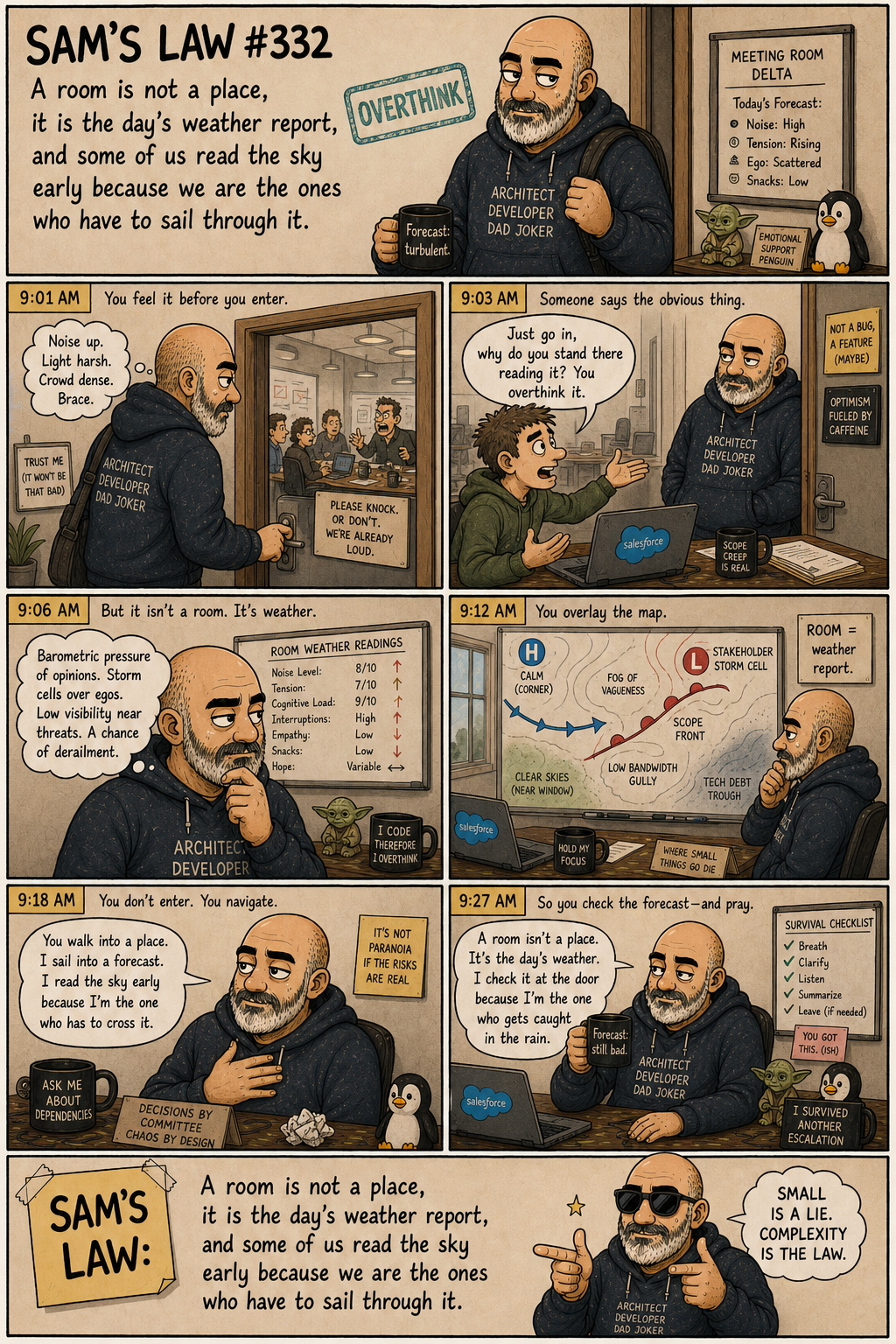 Sam's Law #332: The room has weather