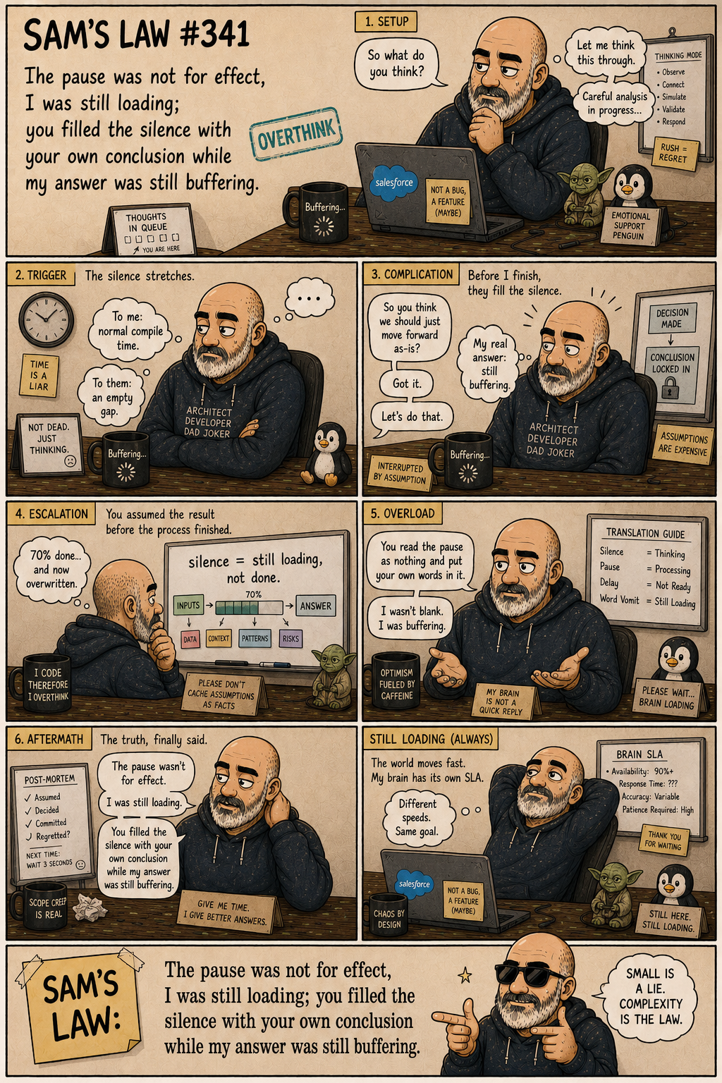 Sam's Law #341: I was still loading