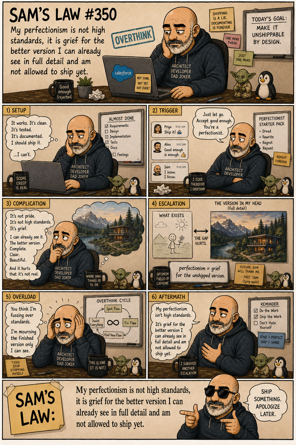 Sam's Law #350: Grief, not standards