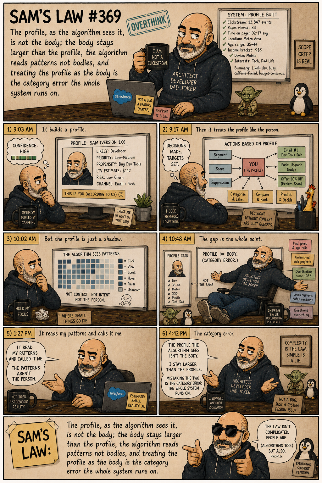 Sam's Law #369: The profile is not the body