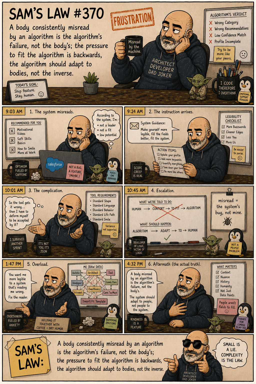 Sam's Law #370: Misread is the algorithm's failure