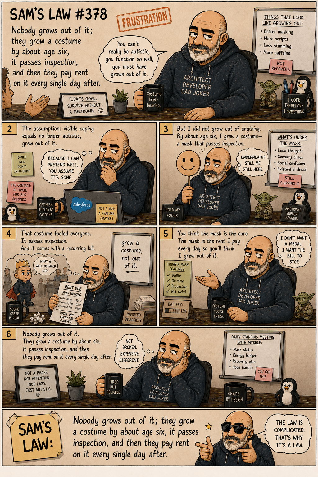 Sam's Law #378: I grew a costume, not out of it