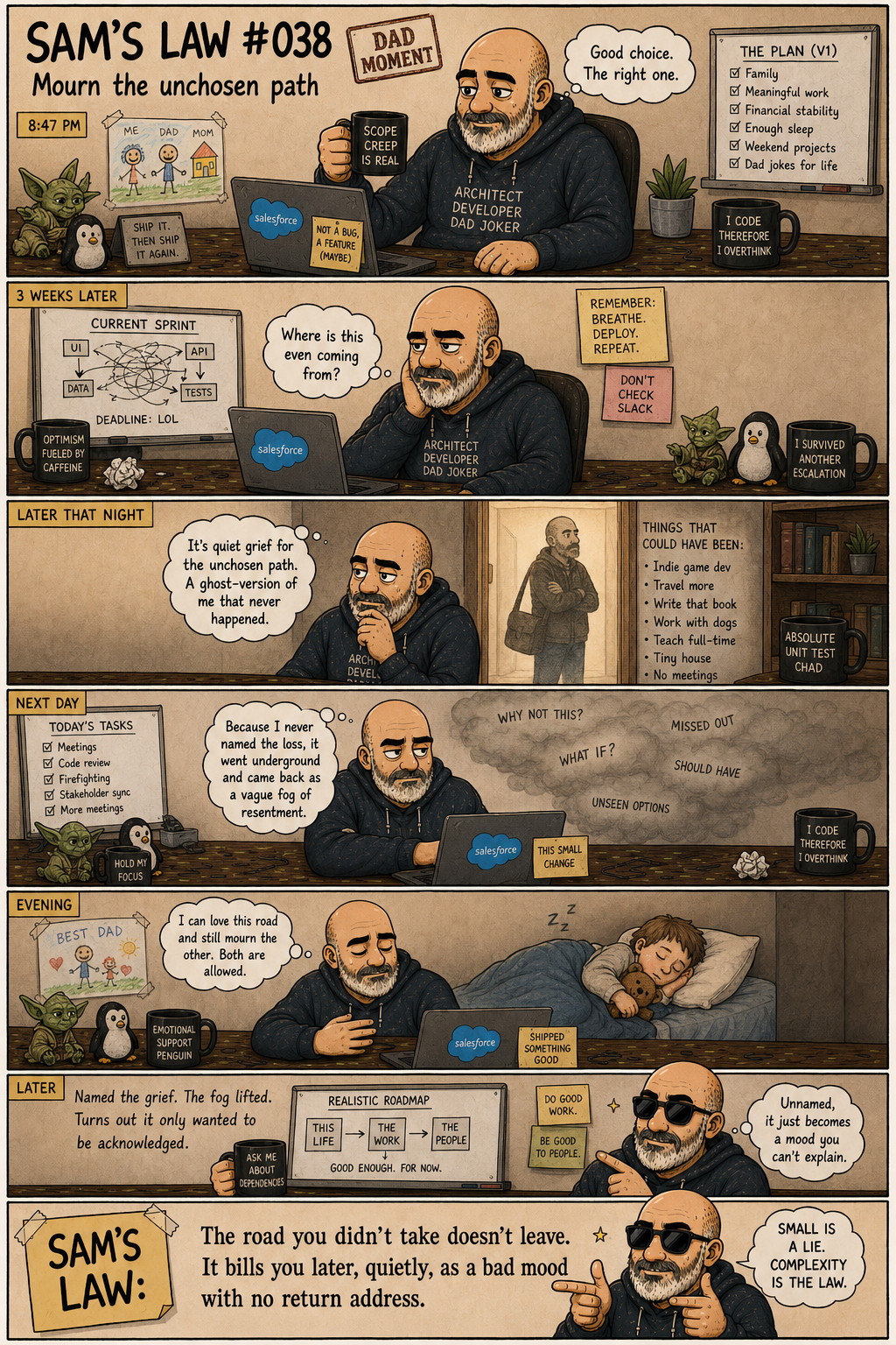 Sam's Law #038: The Road Not Taken Sends A Bill