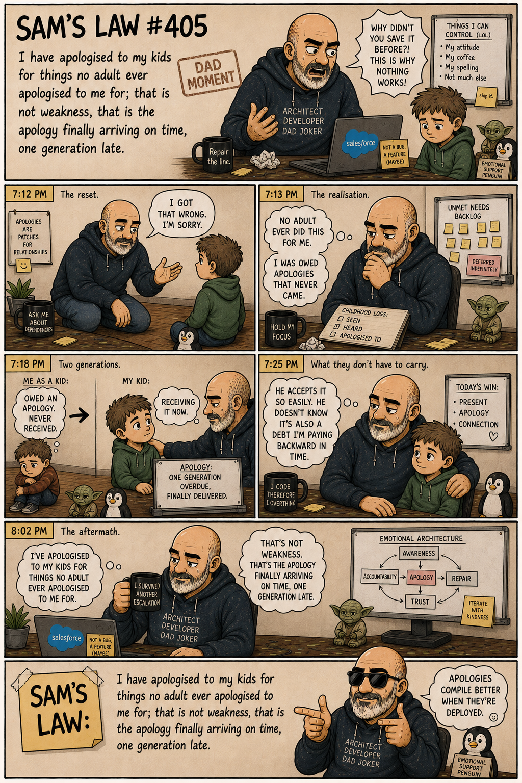 Sam's Law #405: I apologised one generation late