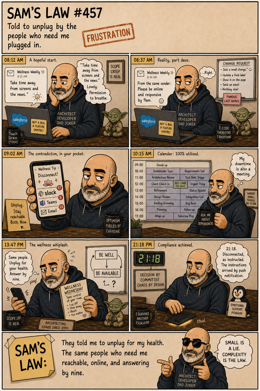 Sam's Law #457: Take Time Away From The News