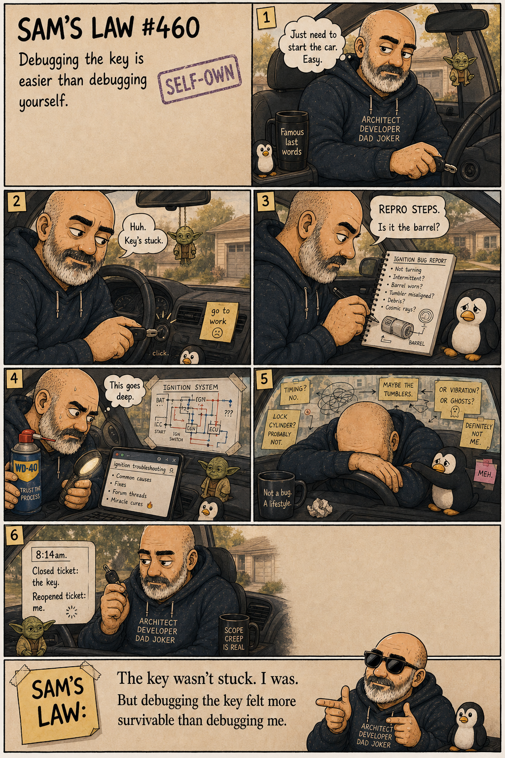 Sam's Law #460: The Ignition Key That Wasn't Stuck