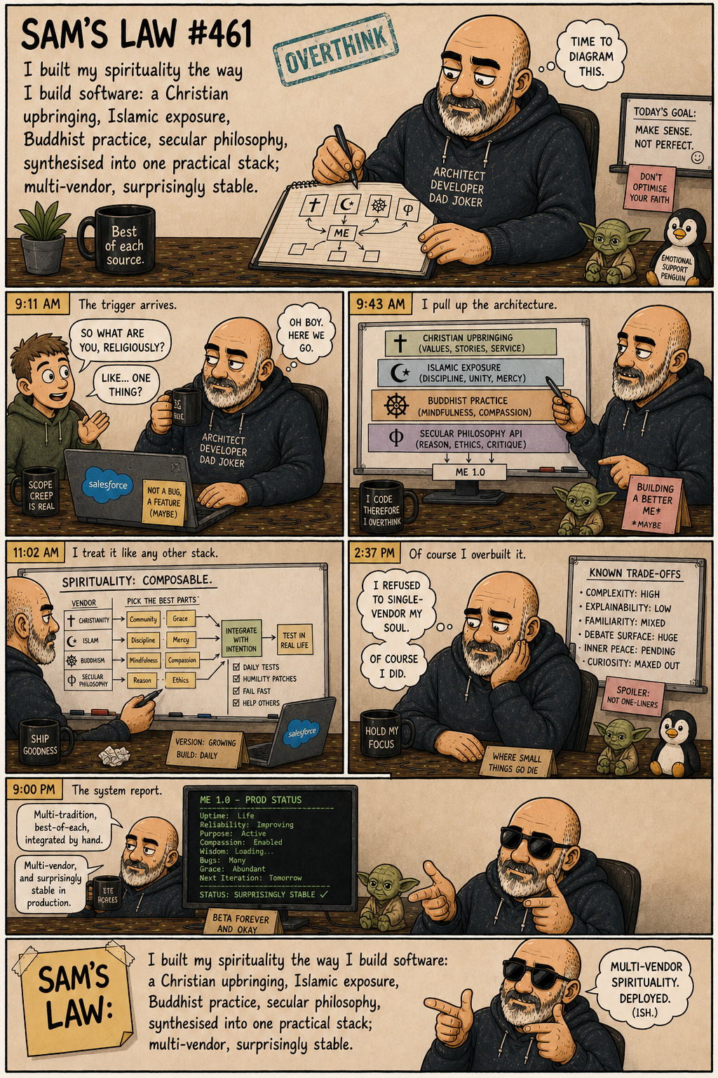 Sam's Law #461: A spirituality stack