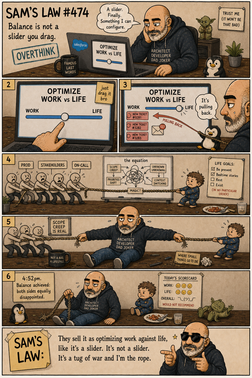 Sam's Law #474: Optimize Work Versus Life