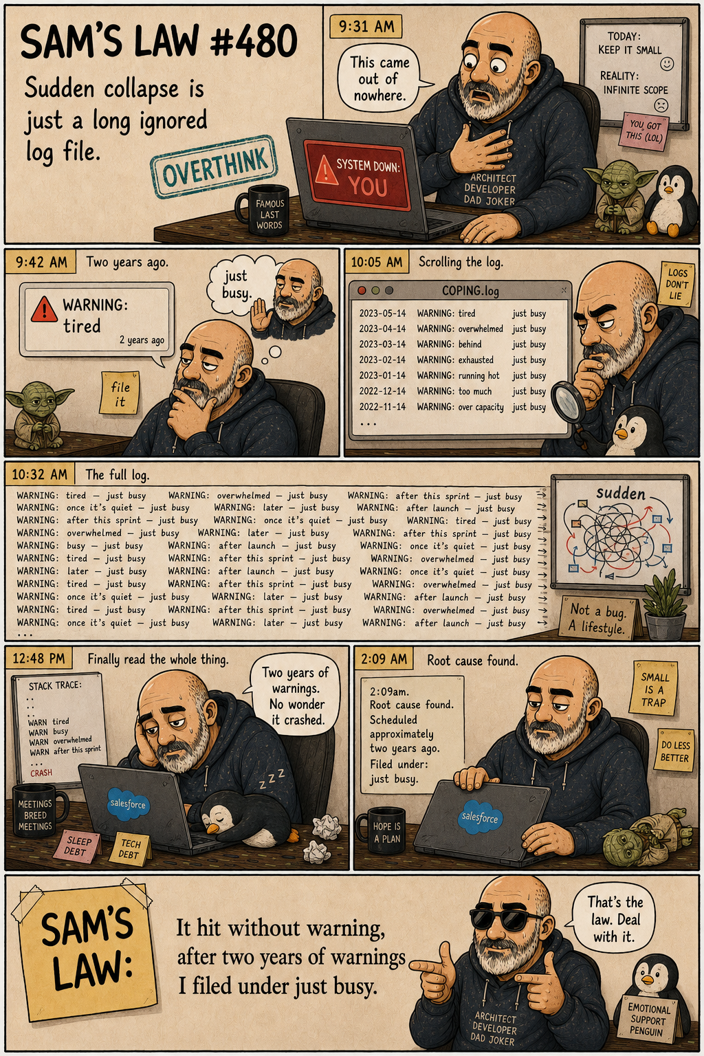 Sam's Law #480: Two Years Of Coping