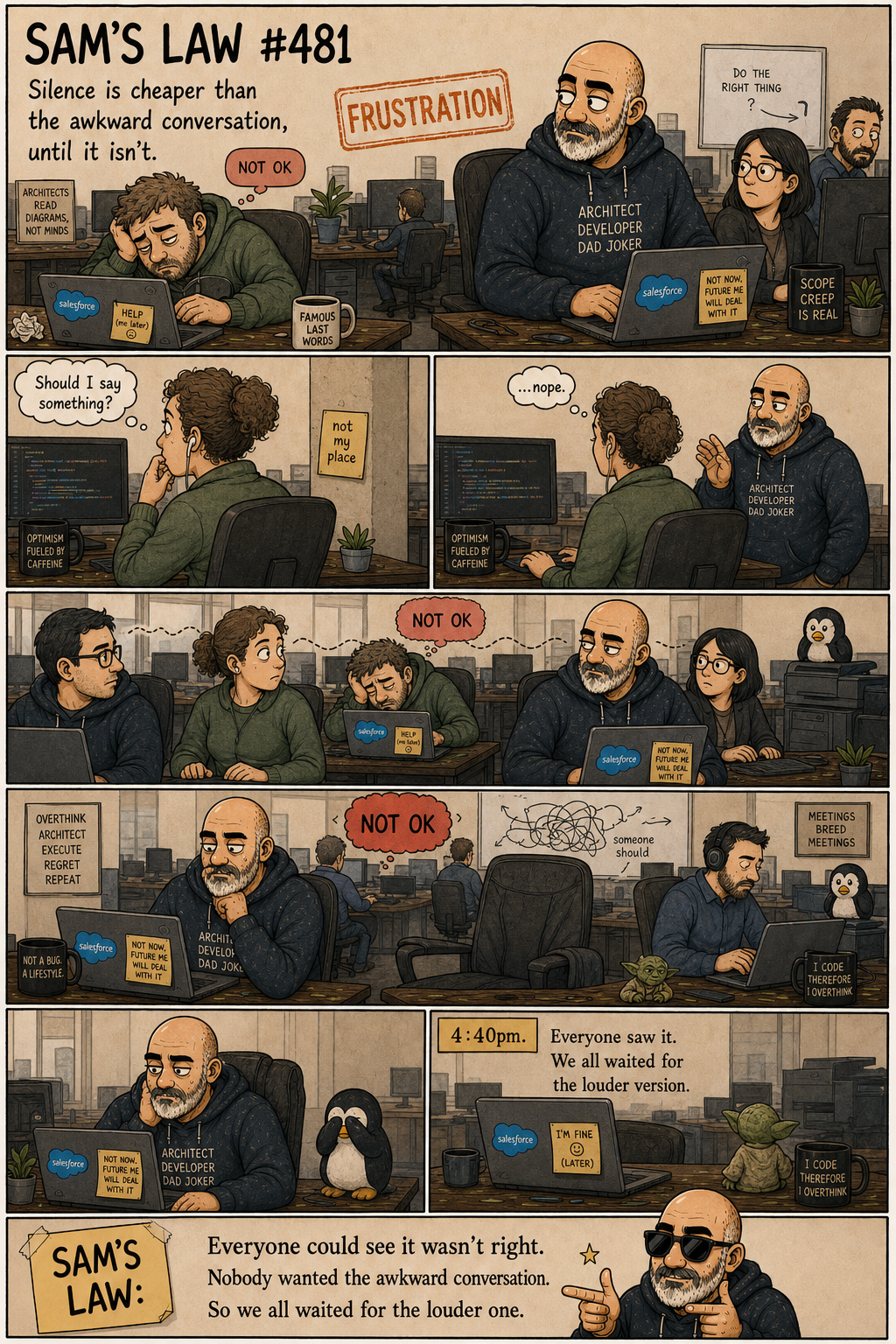 Sam's Law #481: They Saw, They Said Nothing