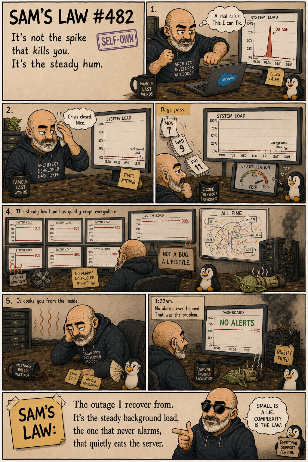 Sam's Law #482: The Insidious Low Hum