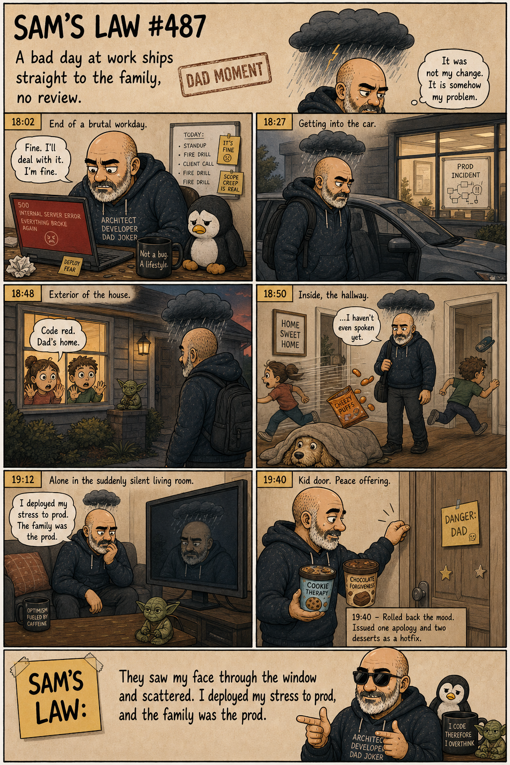 Sam's Law #487: Keep Out Of His Way Tonight