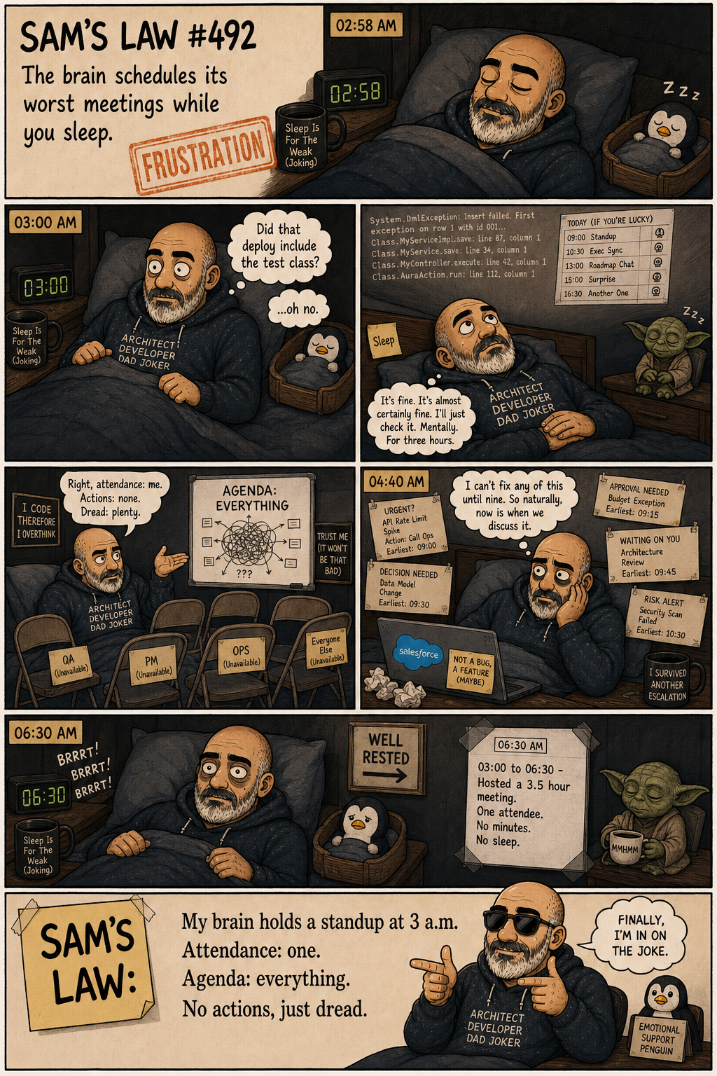 Sam's Law #492: The 3 AM Standup