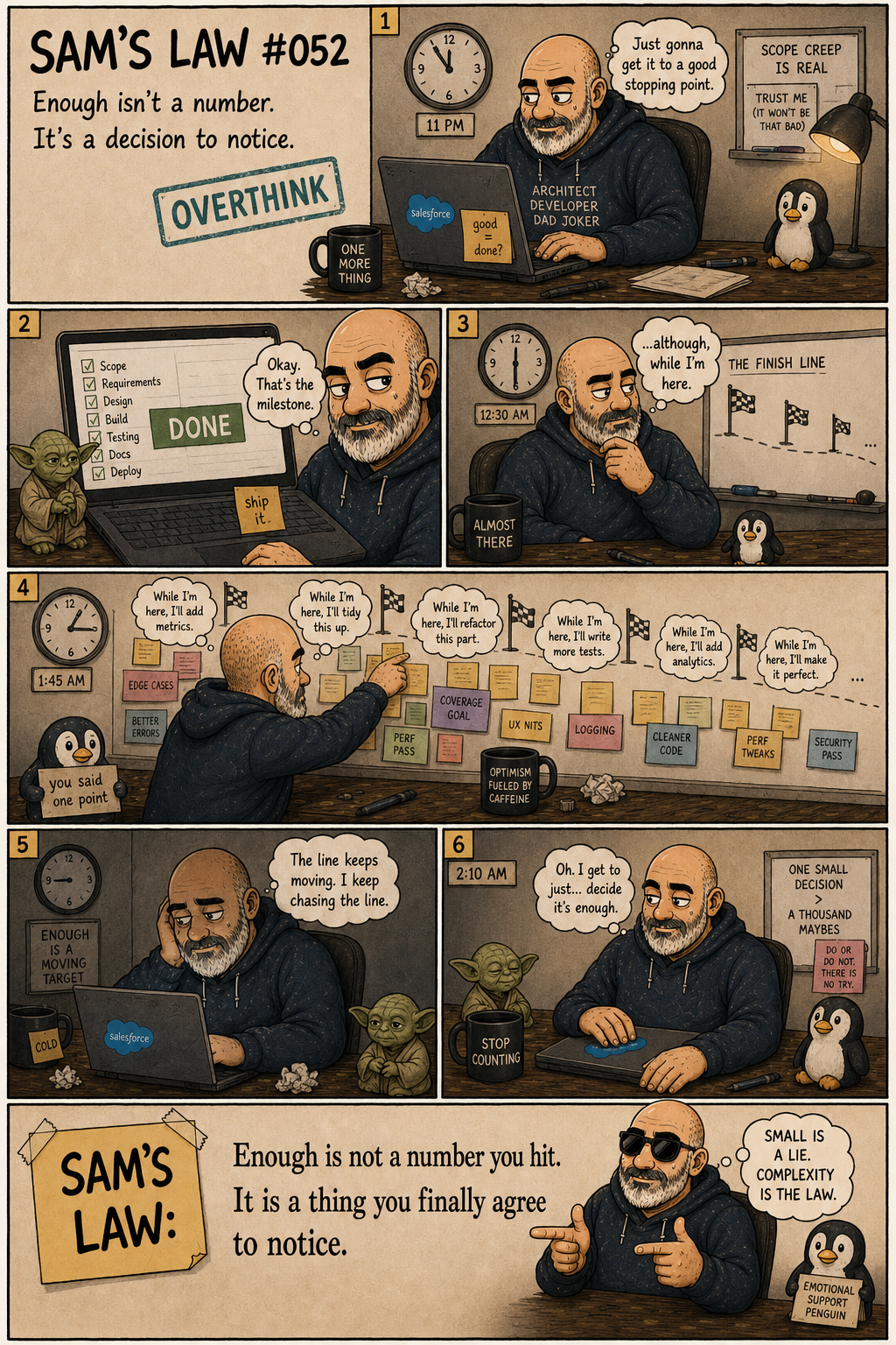Sam's Law #052: The Enough Night