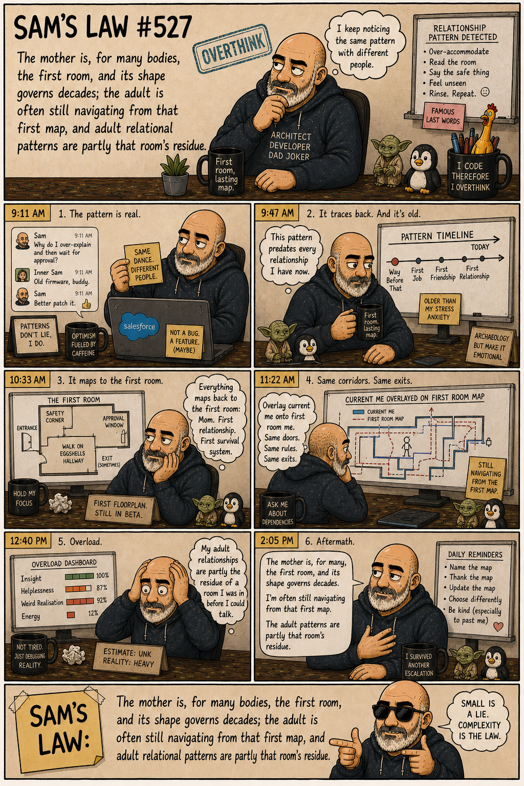 Sam's Law #527: The mother is the first room