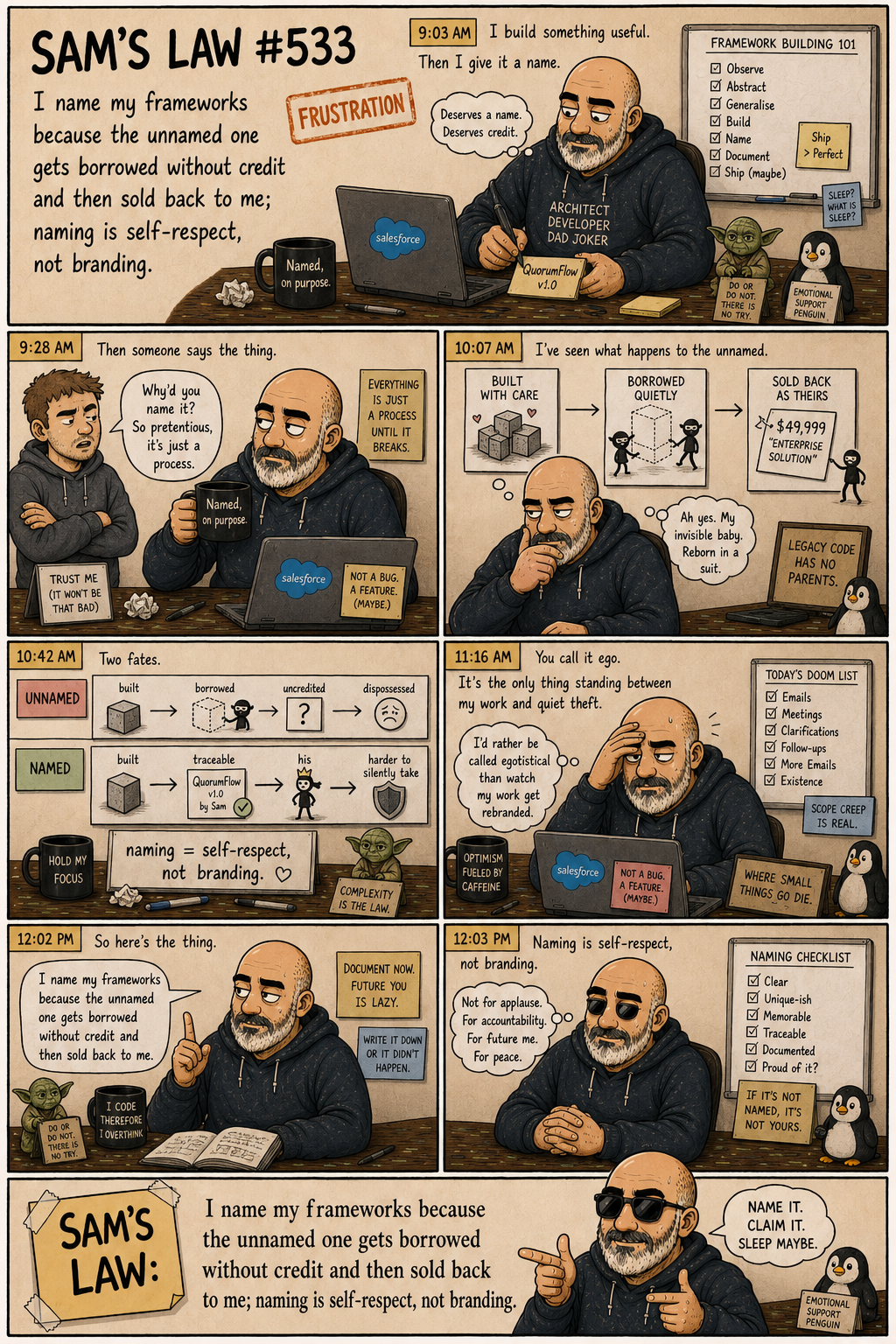 Sam's Law #533: I name my frameworks