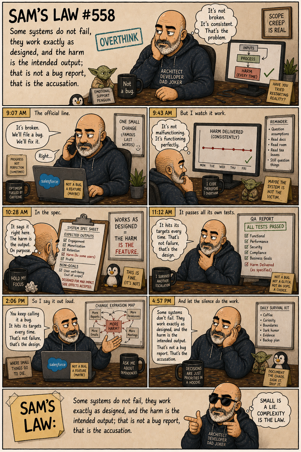 Sam's Law #558: Working exactly as designed
