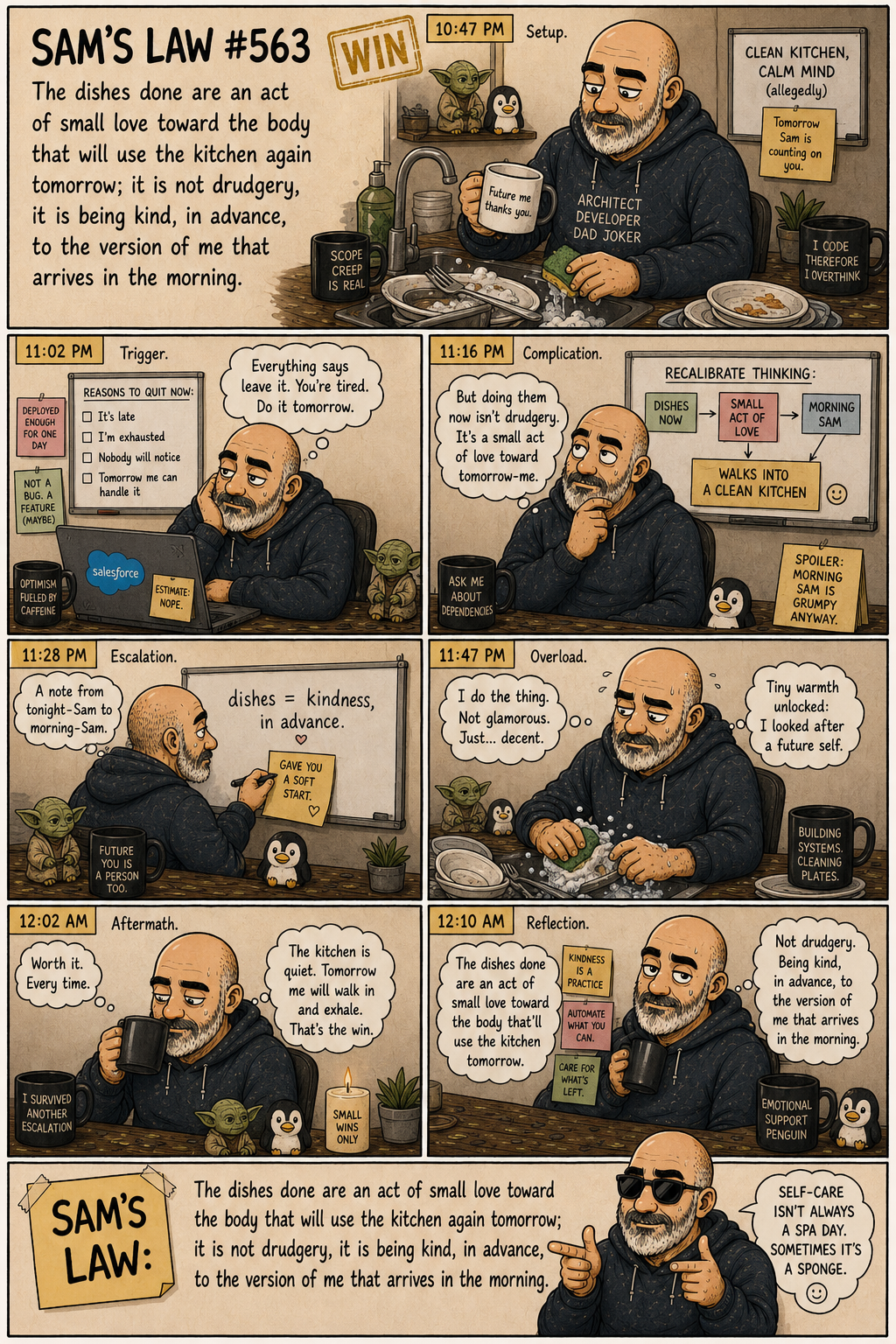 Sam's Law #563: The dishes are a small love