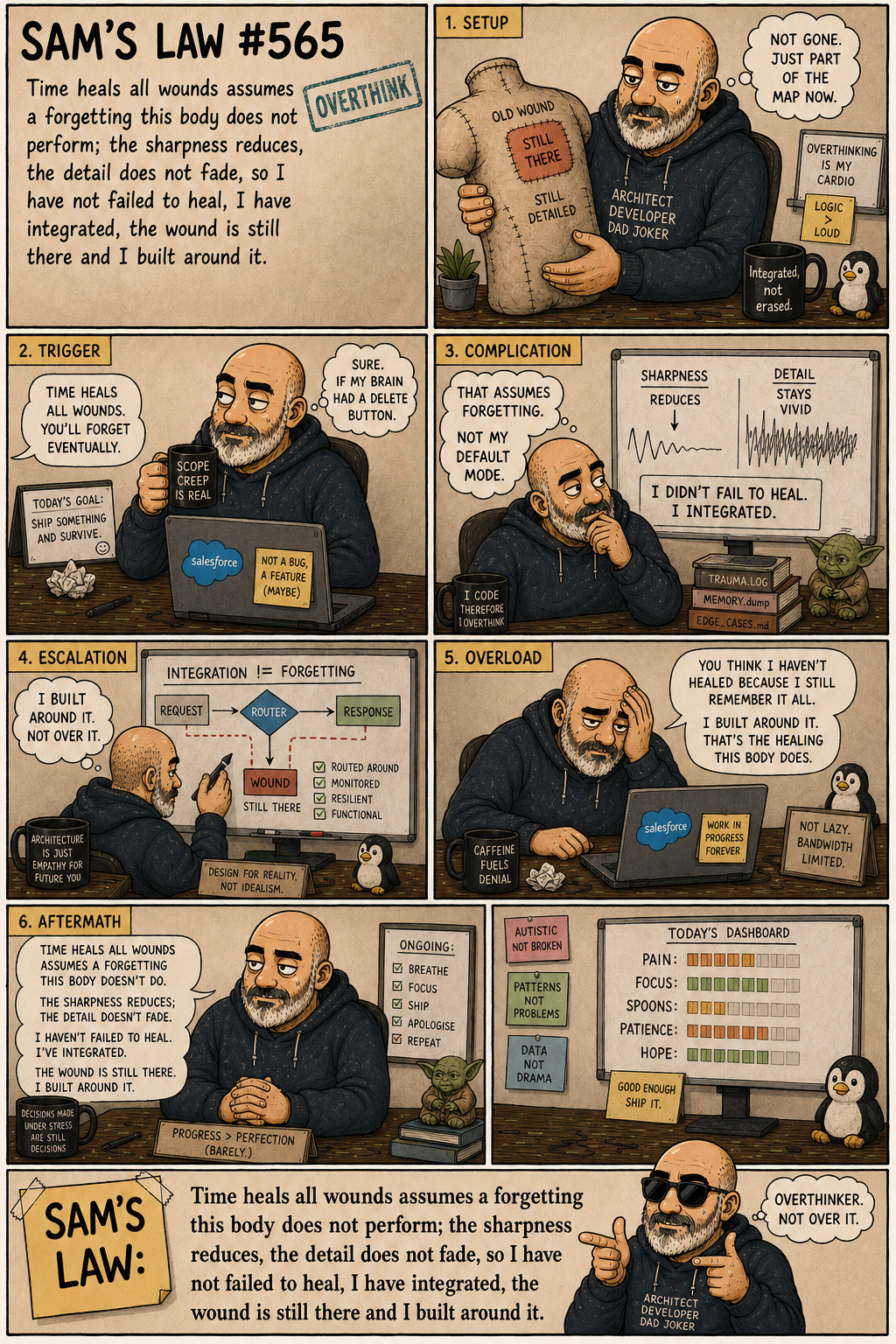 Sam's Law #565: Integration is not healing