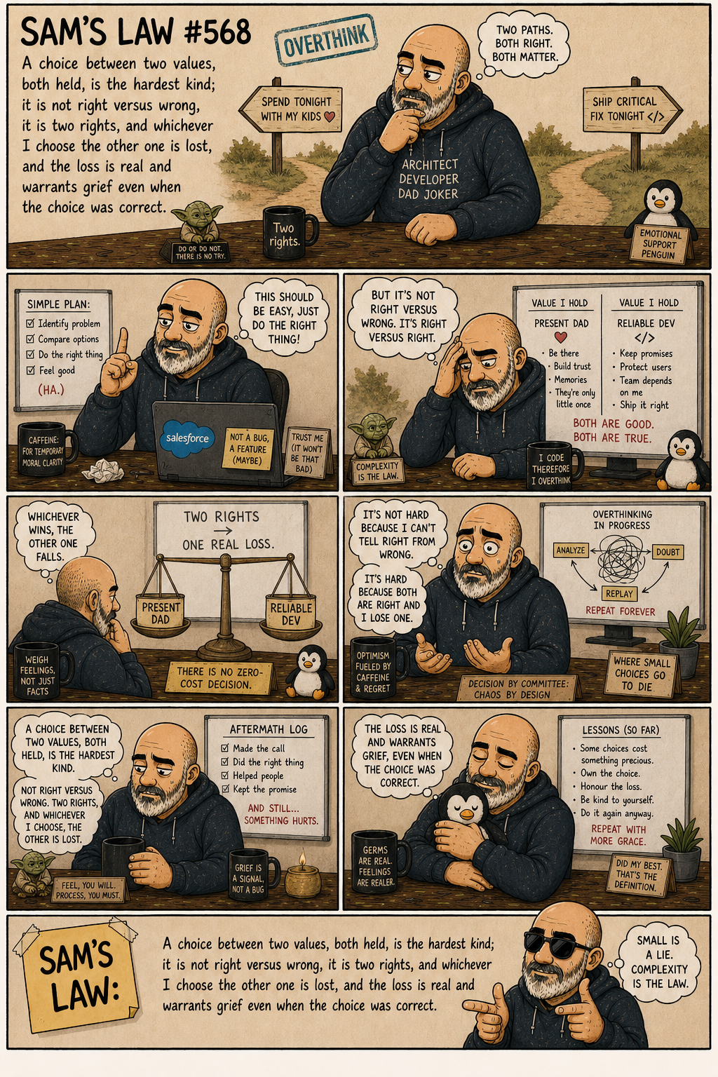 Sam's Law #568: Choosing between two rights