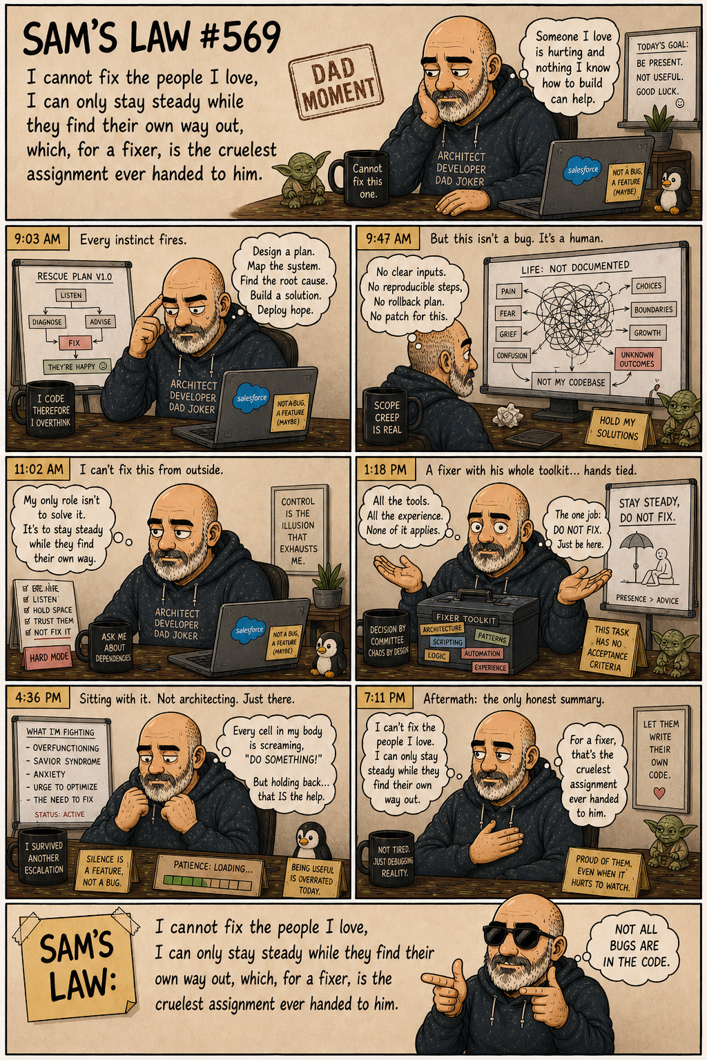 Sam's Law #569: The cruelest assignment