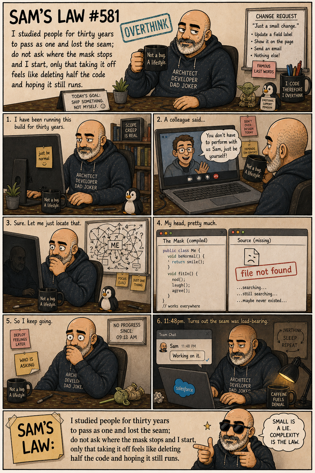 Sam's Law #581: Where The Mask Ends