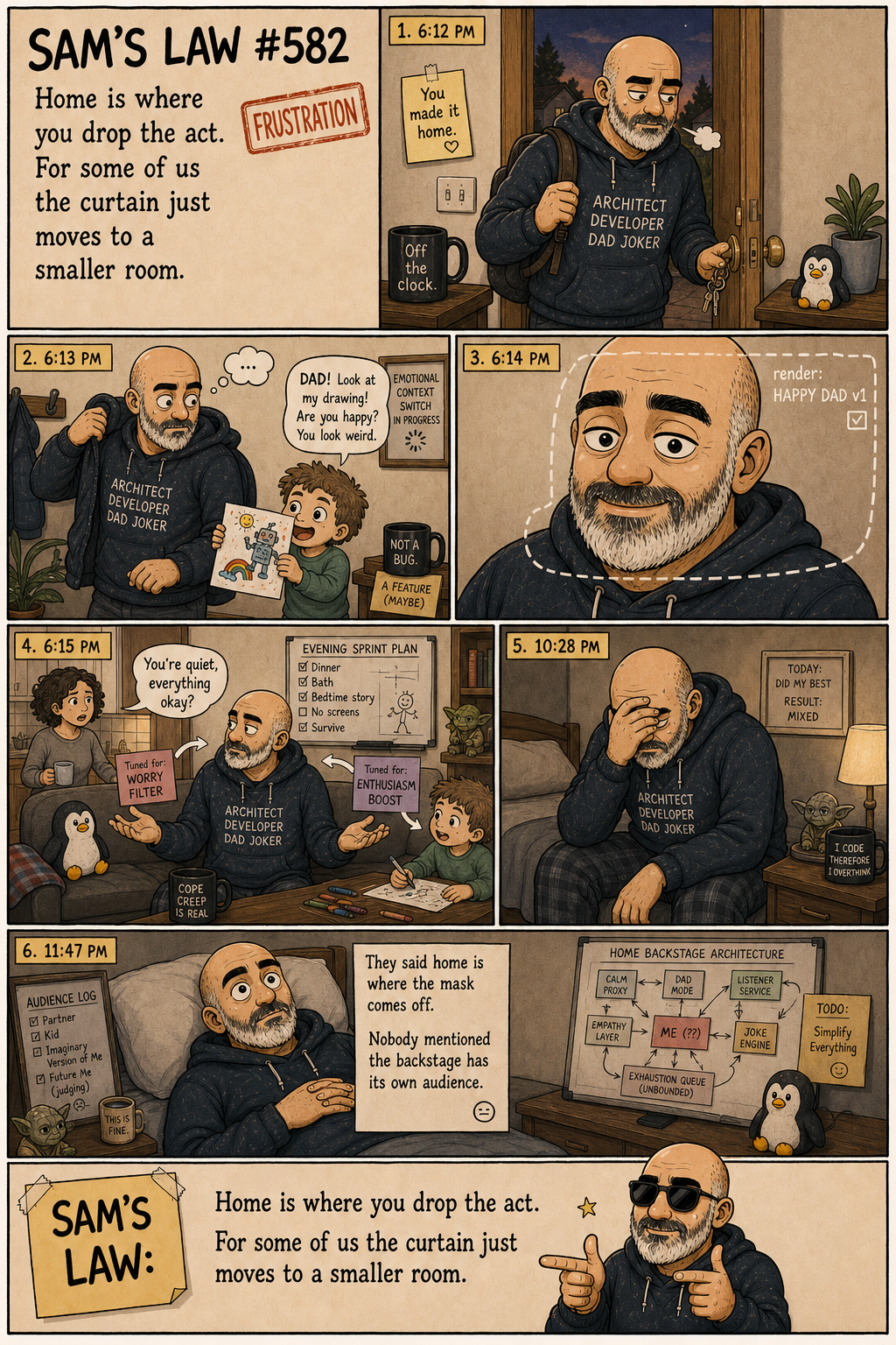 Sam's Law #582: No Backstage