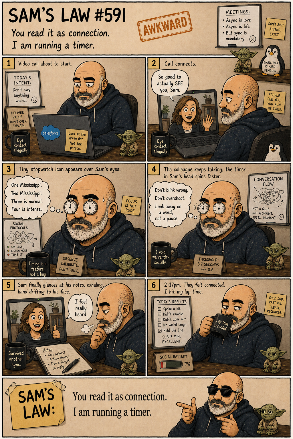 Sam's Law #591: Counting The Seconds