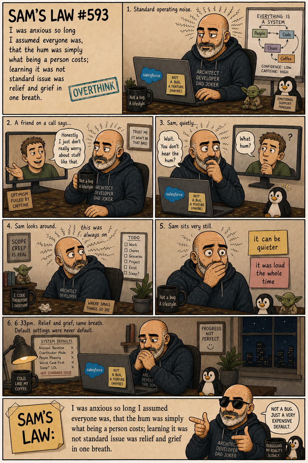 Sam's Law #593: What Being A Person Costs