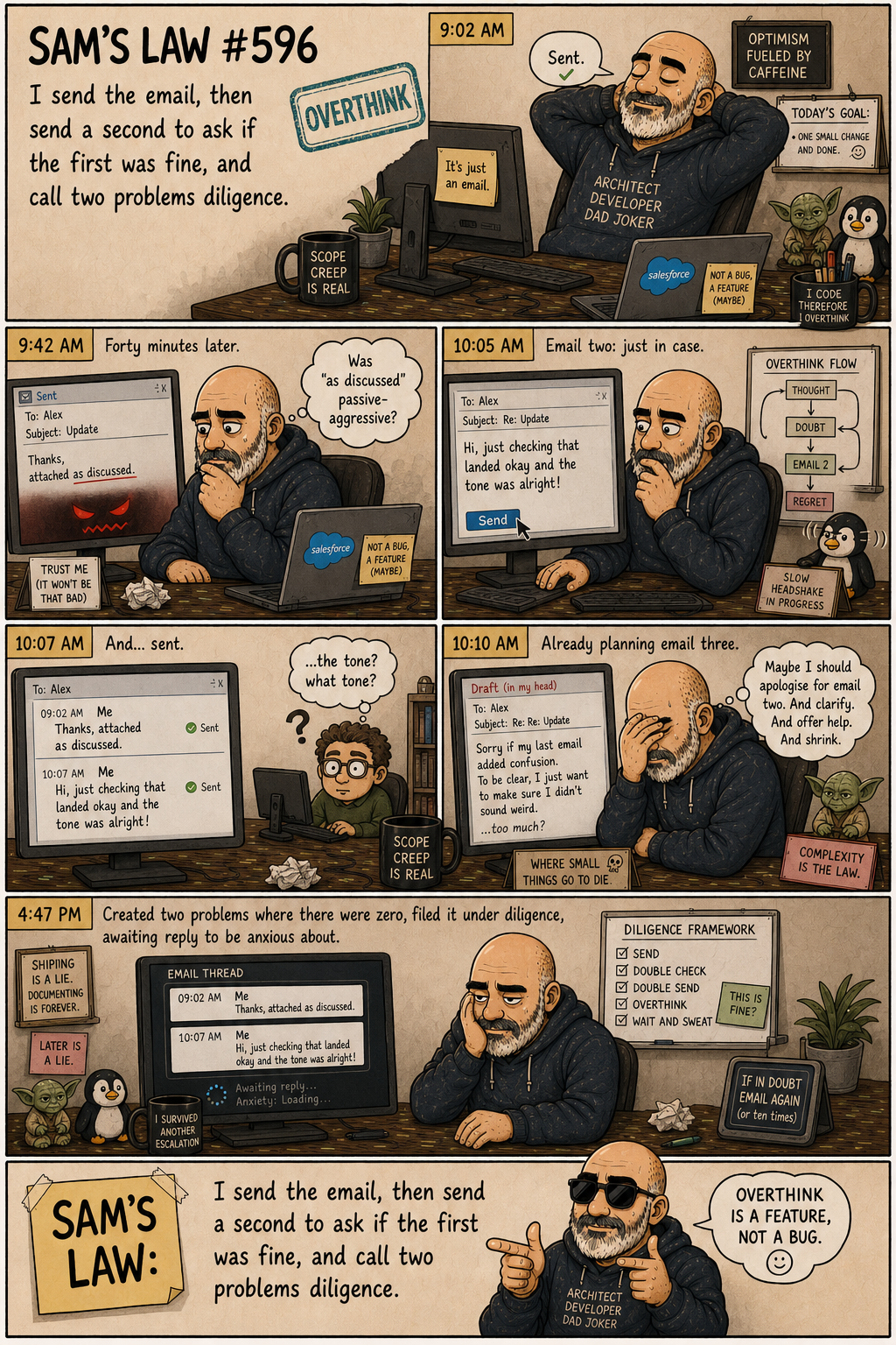 Sam's Law #596: The Second Email