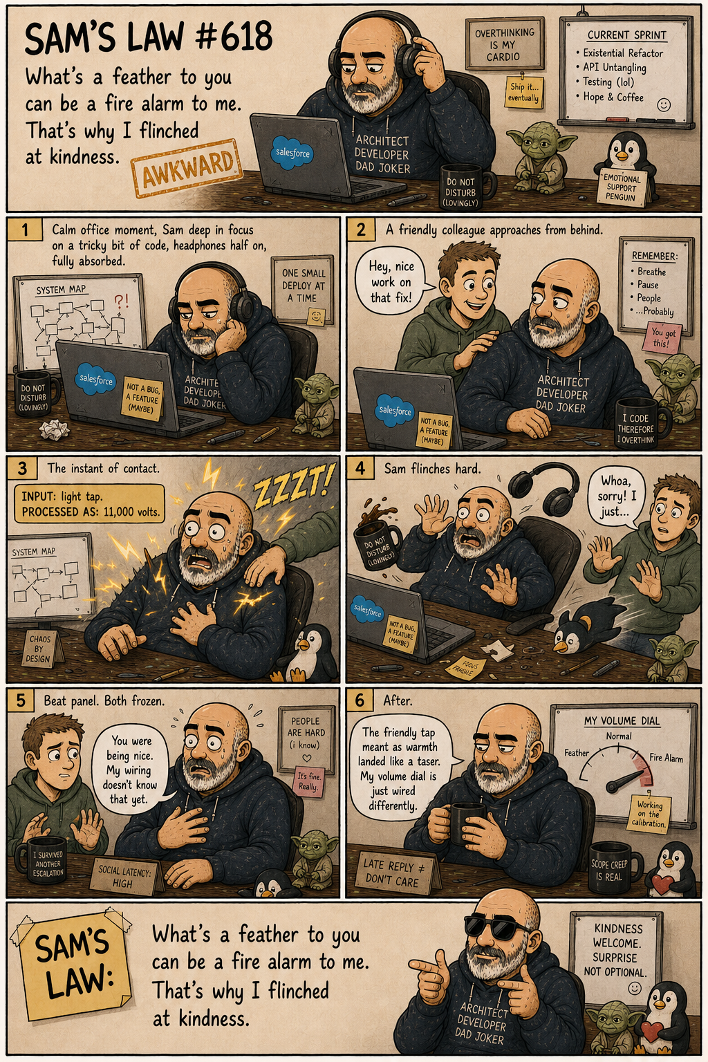 Sam's Law #618: Touch Like A Taser