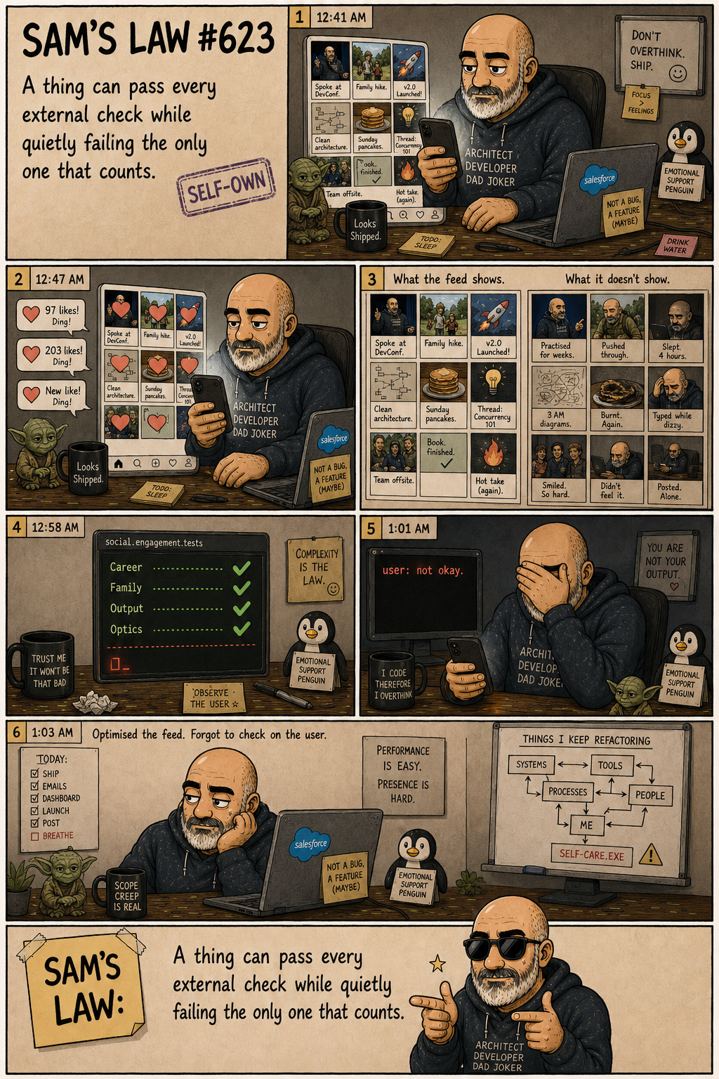 Sam's Law #623: Perfect Feed, Empty Inside