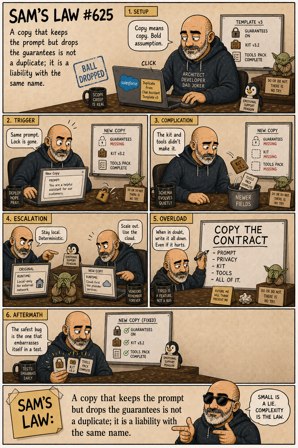 Sam's Law #625: The Copy Forgot The Lock