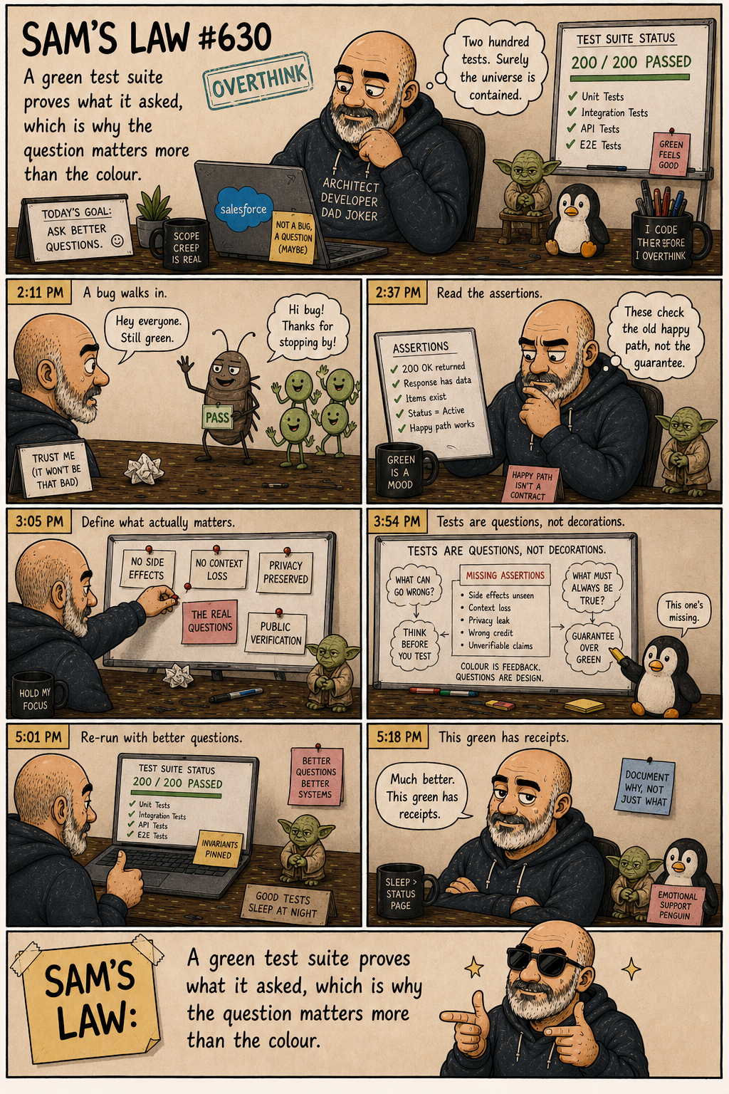 Sam's Law #630: Green Enough To Be Dangerous