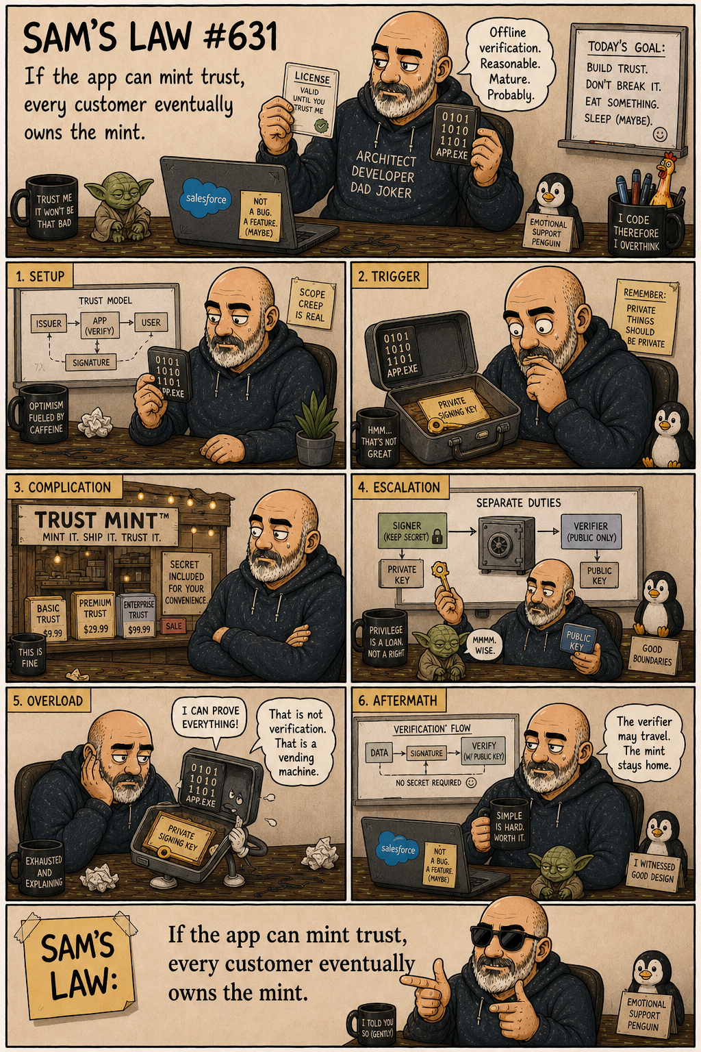 Sam's Law #631: The Secret In The Souvenir Shop