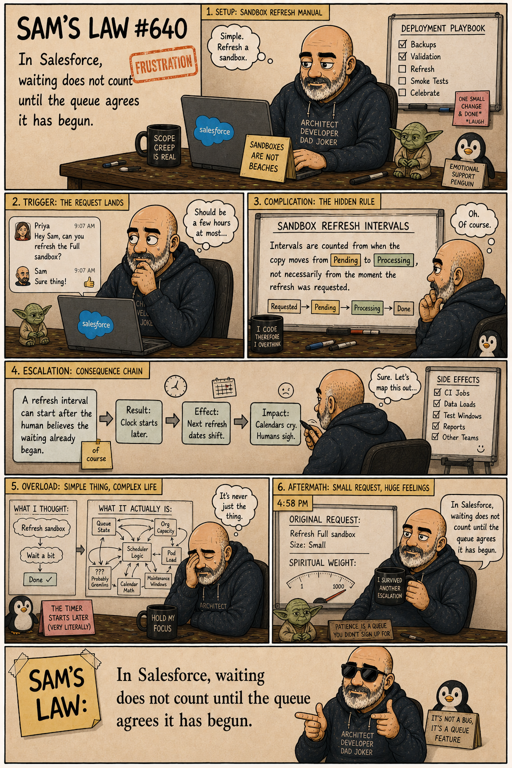 Sam's Law #640: Stage Fright