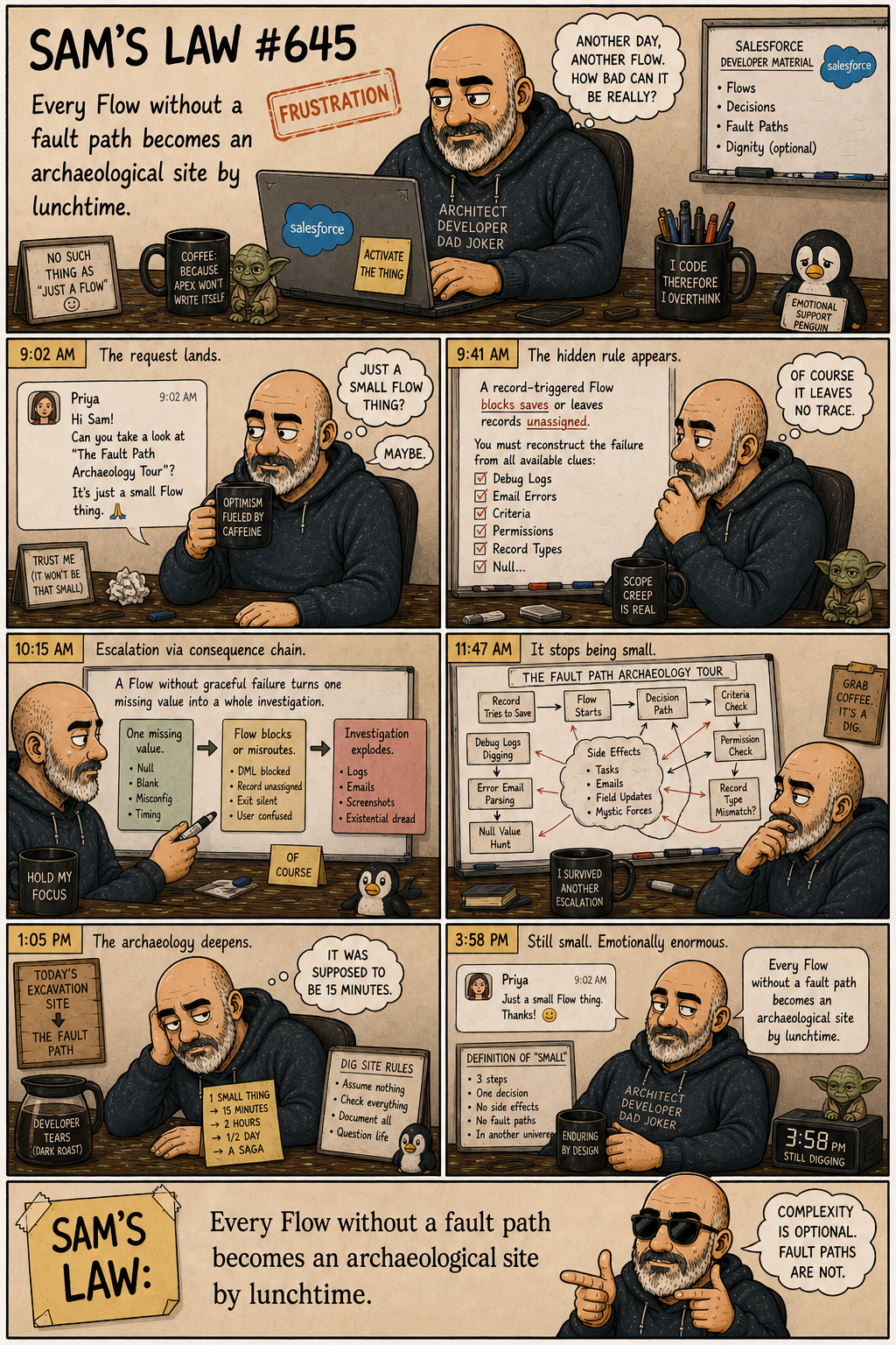 Sam's Law #645: The Fault Path Archaeology Tour